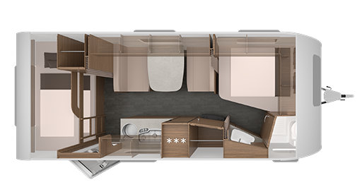 Knaus Sport 540 FDK (31) - půdorys